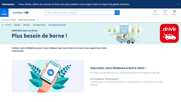 Une page web a été mise en place pour présenter ce nouveau service. - © D.R.