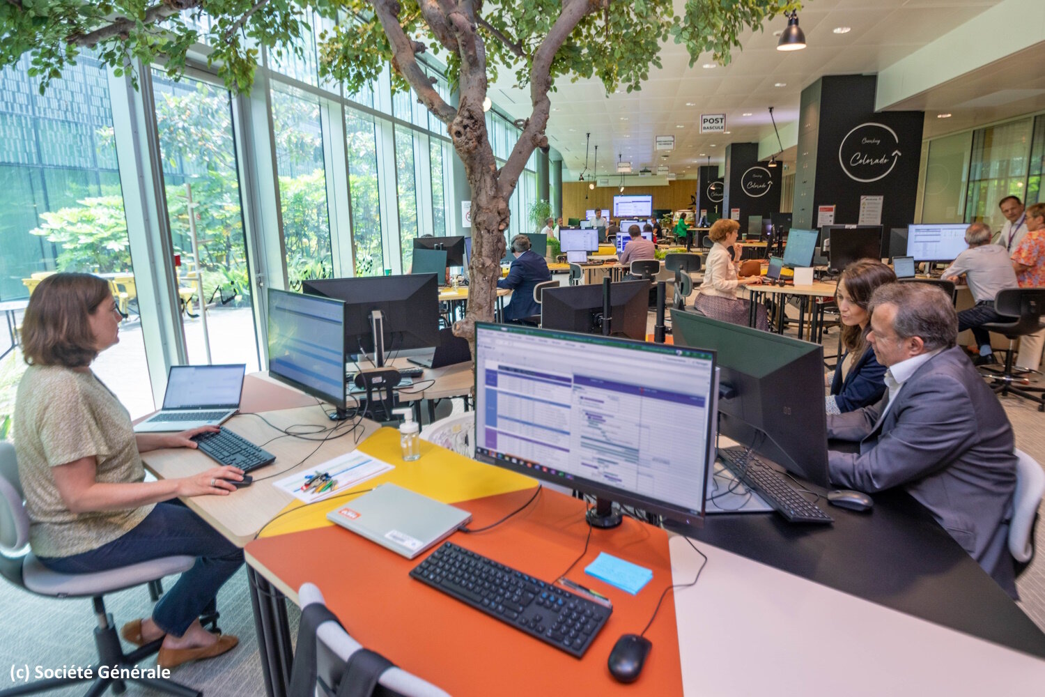 2000 collaborateurs sur le pont pour mettre en oeuvre la migration. - © Société Générale