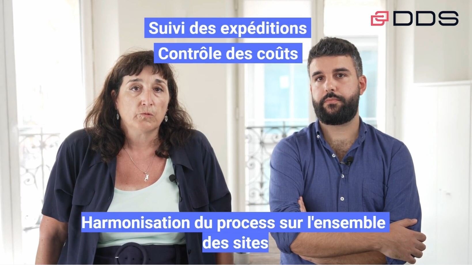 Nathalie Salerno, Regional Category Manager Europe pour la partie logistique et Pierre-Edouard Heran, Global Supply Chain expert. - © D.R.