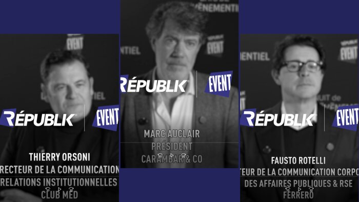 Thierry Orsoni (Club Med), Marc Auclair (Carambar &amp; Co), Fausto Rotelli (Ferrero) - © D.R.