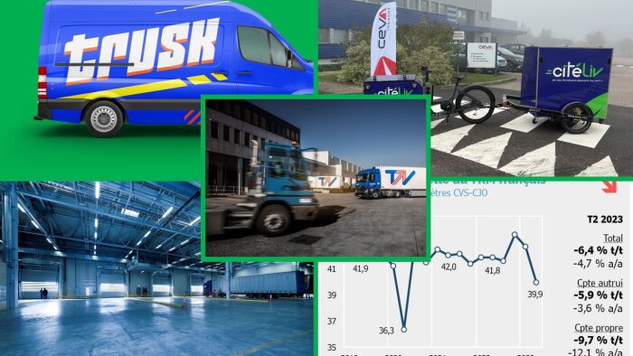 En Bref : Ceva Logistics et Citéliv, Stef et TransWest, Trusk et Watèa, les indices du TRM et de JLL