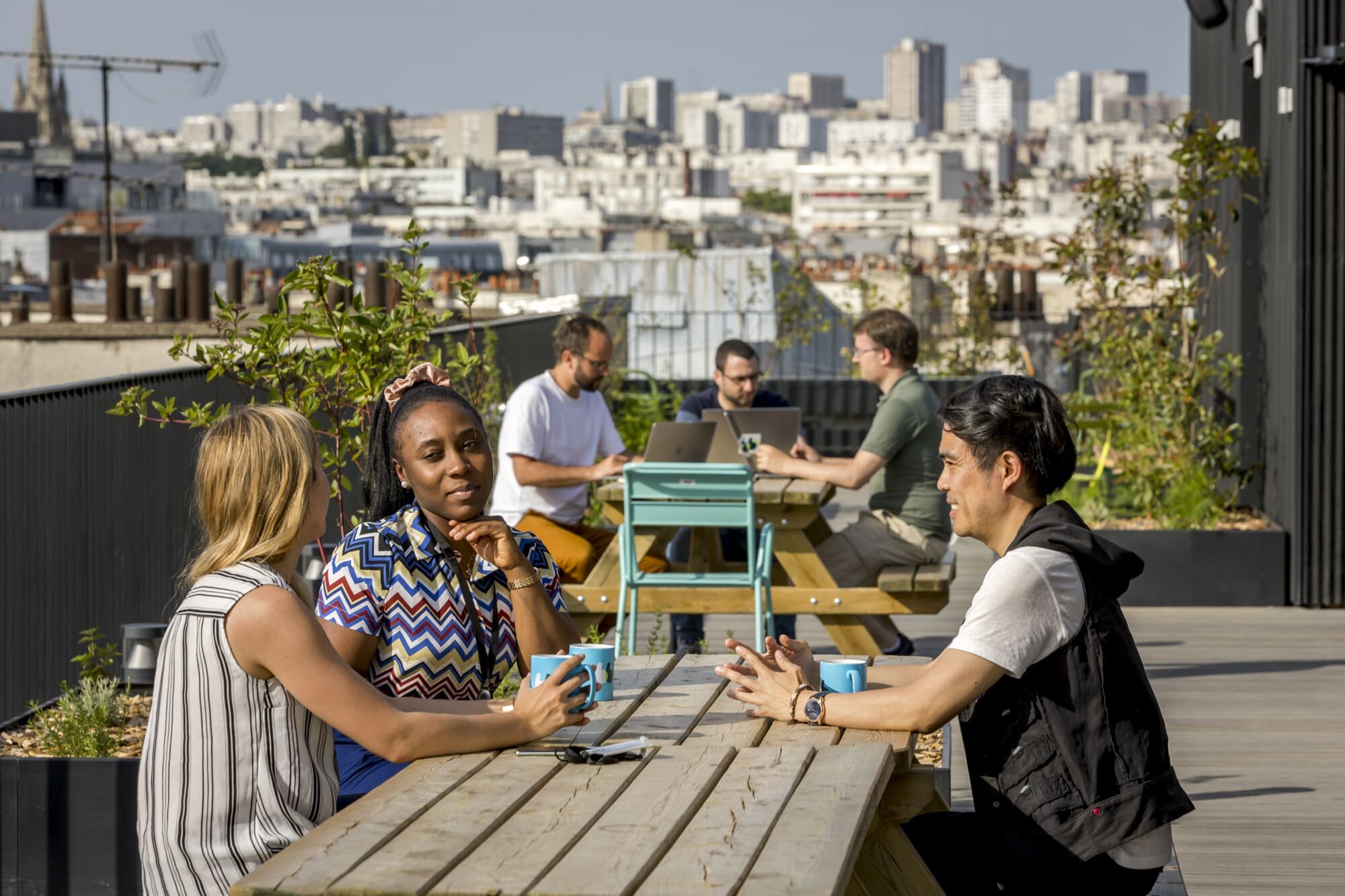 Rooftop du siège de BlaBlaCar - © Davide Leggio
