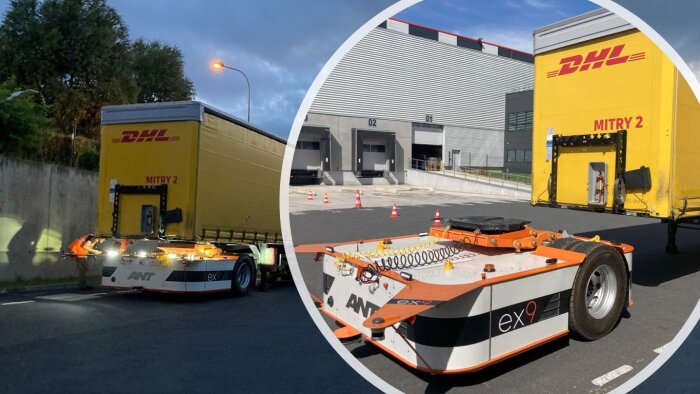 Les robots EX9 dans la cour des grands chez DHL