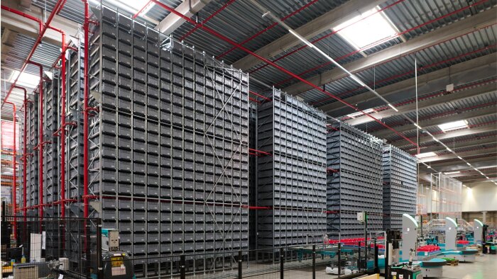 Auchan Luxembourg a implanté une solution Skypod d’Exotec sur son site de Dudelange - © D.R.