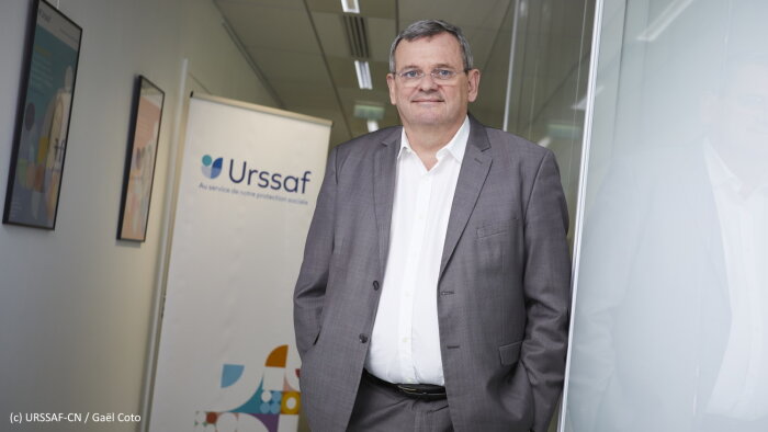 Jean-Baptiste Courouble est le DSI de l’URSSAF Caisse Nationale. - © URSSAF / Gaël Coto