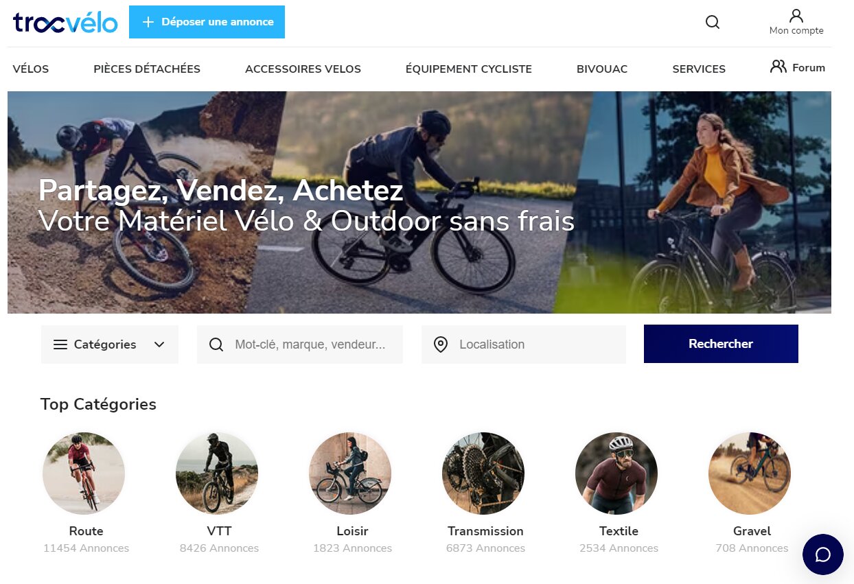 Alltricks a racheté TrocVelo en 2021 et s’appuie sur ses historiques de vente pour créer une cote Argus. - © D.R.