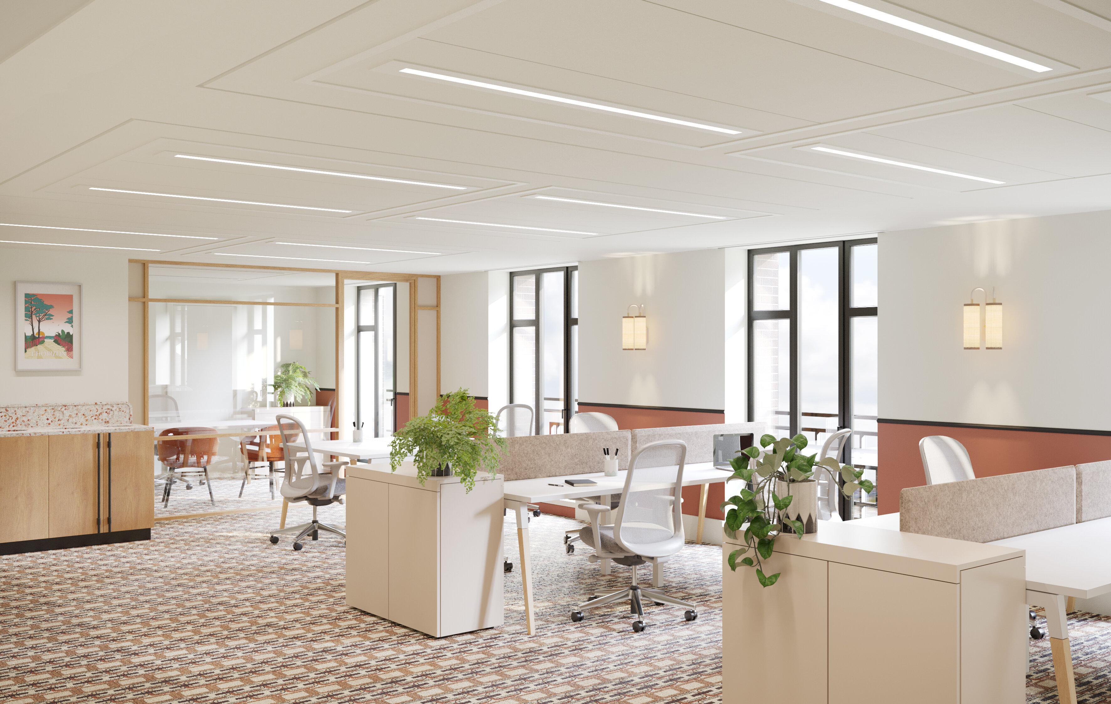 Etages de bureaux dans L’Atelier - © Covivio