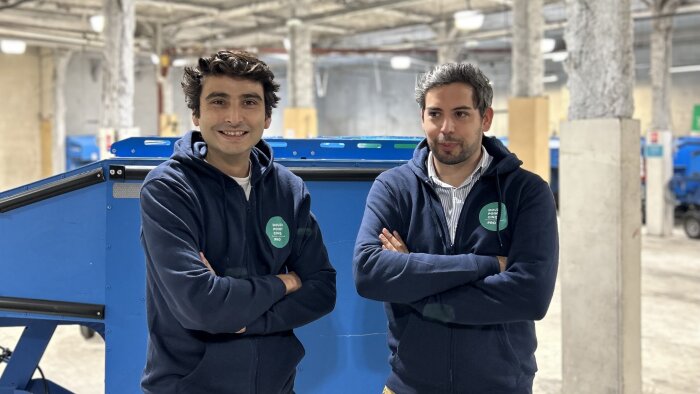 Les fondateirs de DouzePointCinq, Paul Martichoux et Diego Delamare. - © D.R.