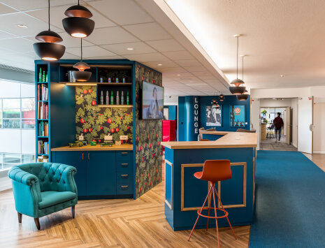 Le bar aménagé dans les locaux de France Boissons - ©&amp;#160;D.R.