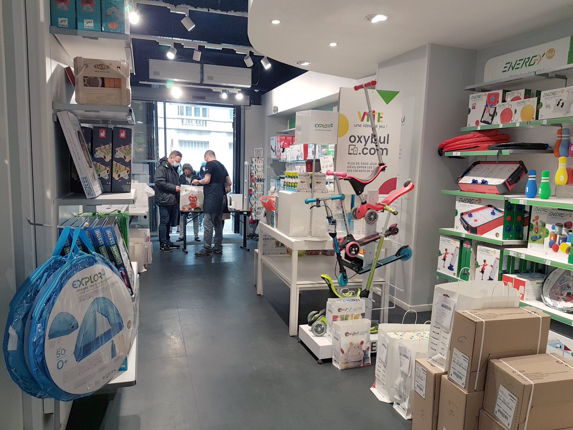 L’activité click and collect du magasin Oxybul Courcelles a été soutenue pendant la fermeture du magasin. - © CC / Républik Retail