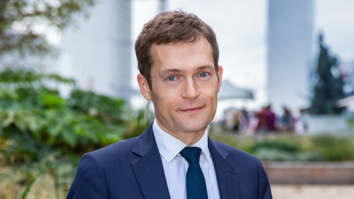 Pierre-Yves Guice, directeur général de Paris La Défense. - © Sabrina Budon