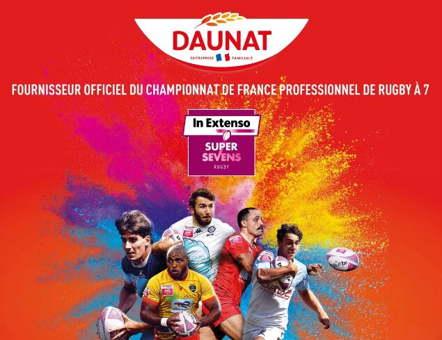 Daunat, fournisseur officiel du championnat de France de Rugby à 7 - © Daunat