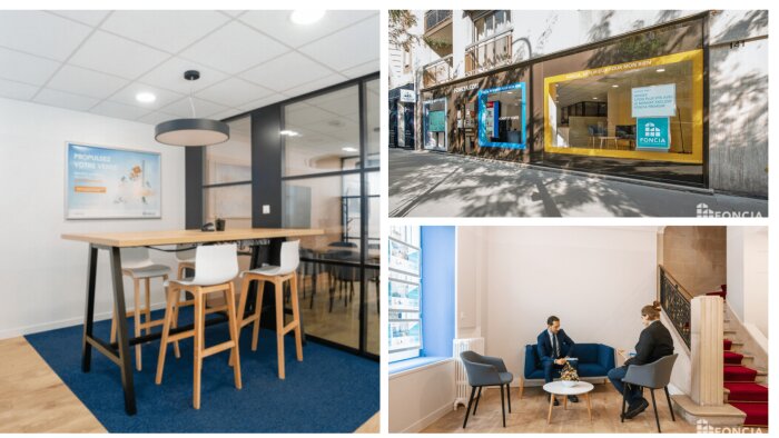 Colliers France a coconstruit aux côtés de Foncia son nouveau concept d’agence. - © Foncia