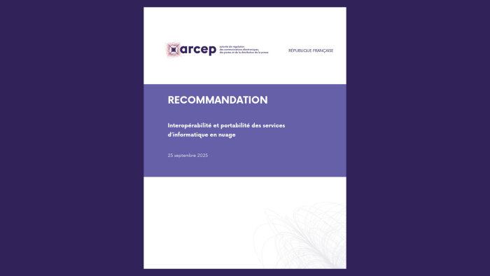 La recommandation de l’ARCEP sur le Cloud vient de paraître - © ARCEP