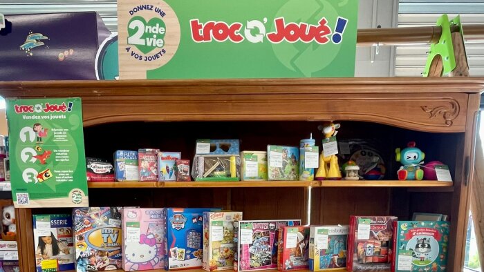  La reprise et revente de jouets d’occasion est déployée de façon permanente dans 120 magasins. - © D.R.