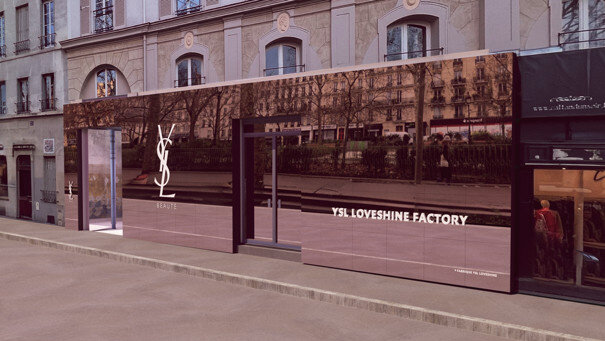 Le pop-up YSL - © YSL