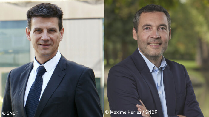 De gauche à droite : Henri Pidault et Julien Nicolas. - © SNCF