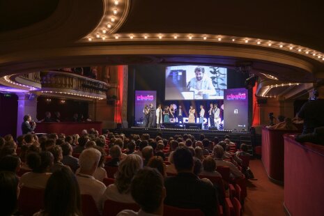 La salle du théâtre de la Madeleine affichait une belle affluence - ©&amp;#160;Carole Desheulles