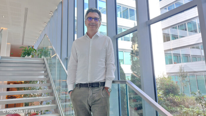 Brice Miranda est Group Chief Data &amp; AI Officer chez Servier. - © Républik IT / B.L.