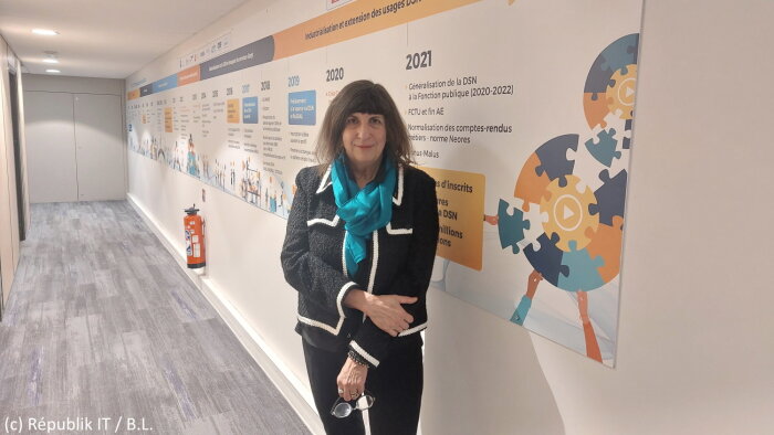Elisabeth Humbert-Bottin est directeur général du GIP-MDS. - © Républik IT / B.L.
