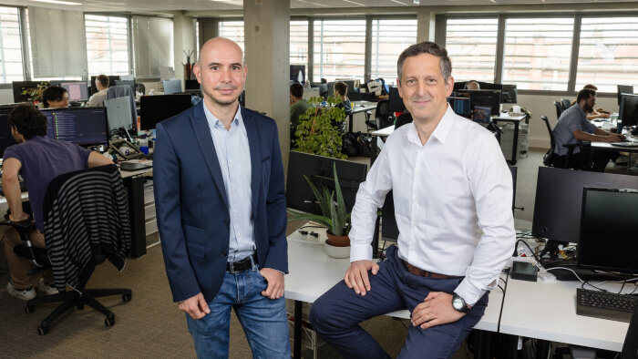 Benoit Baccot et Romulus Grigoras. - © Sofiane BENSIZERARA