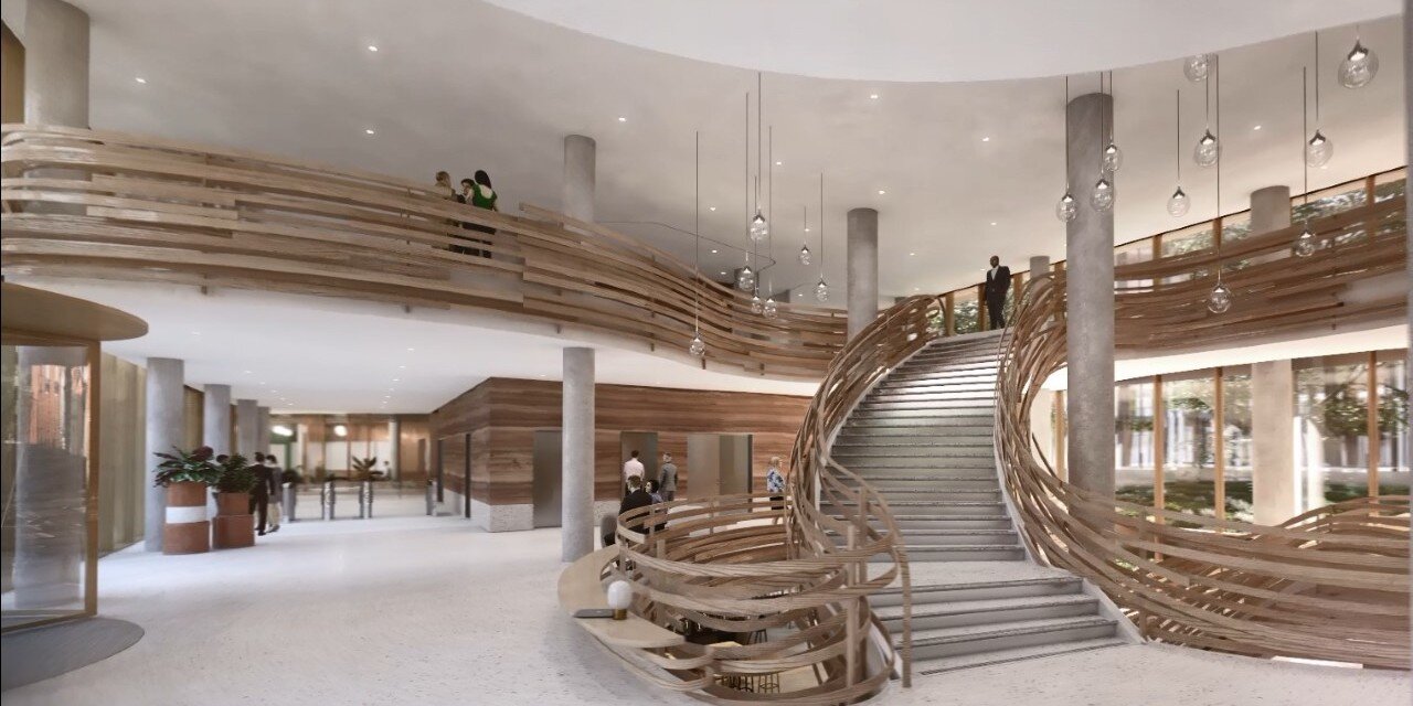 Le socle serviciel du bâtiment sera organisé sur deux niveaux en duplex. - © D.R.