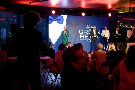 Catherine DE BLEECKER (OXYBUL), Thierry LE GUENIC (ULYSSE), Cyril GOULET (CHAUSSEXPO) et Henri DU MASLE (CLARINS) - ©&amp;#160;Républik Retail