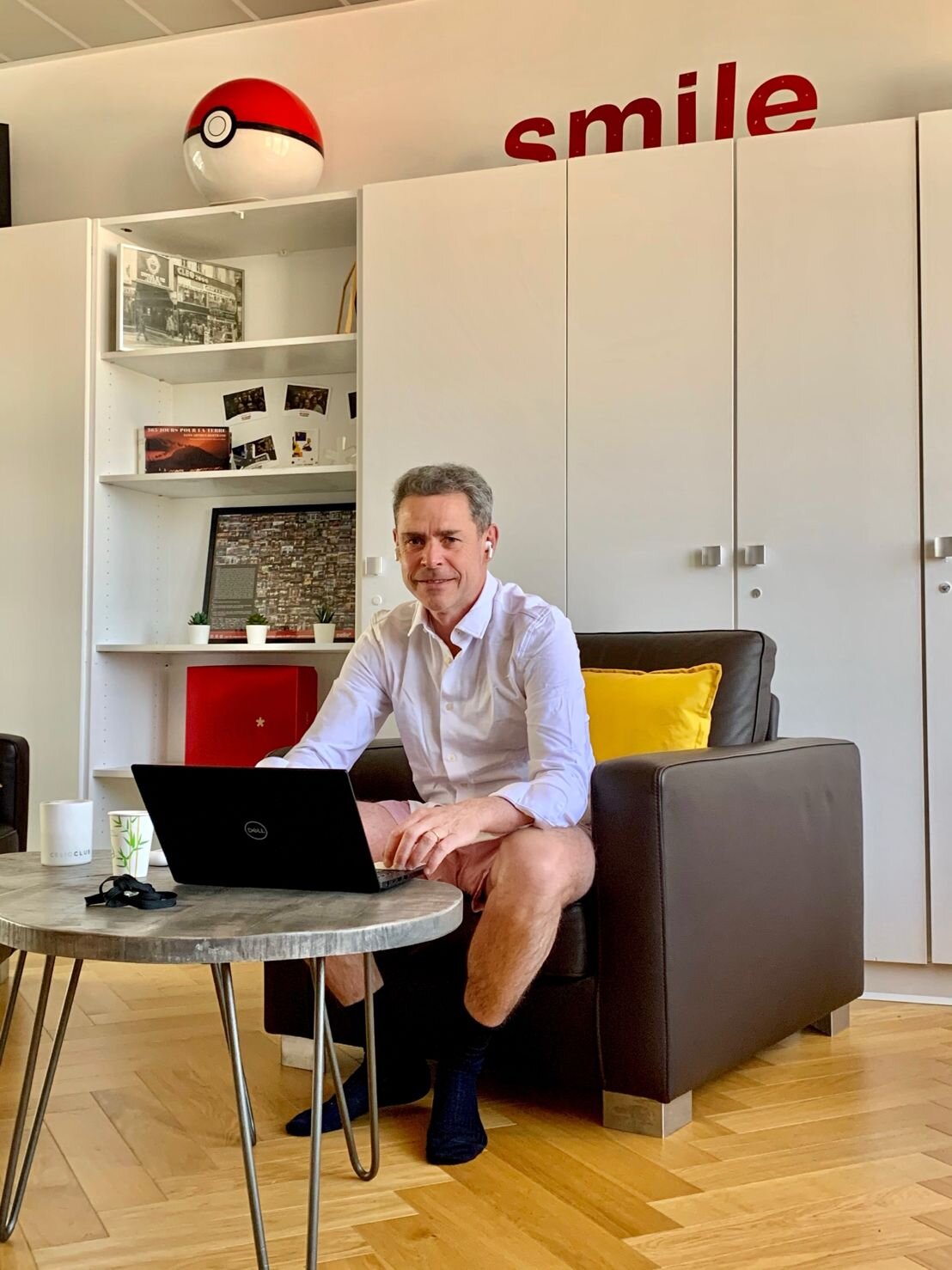 Joannes SOENEN s’est prêté au jeu de la campagne est à poster une photo sur le mode semi-présentable. - © Joannes SOENEN Post LinkedIn