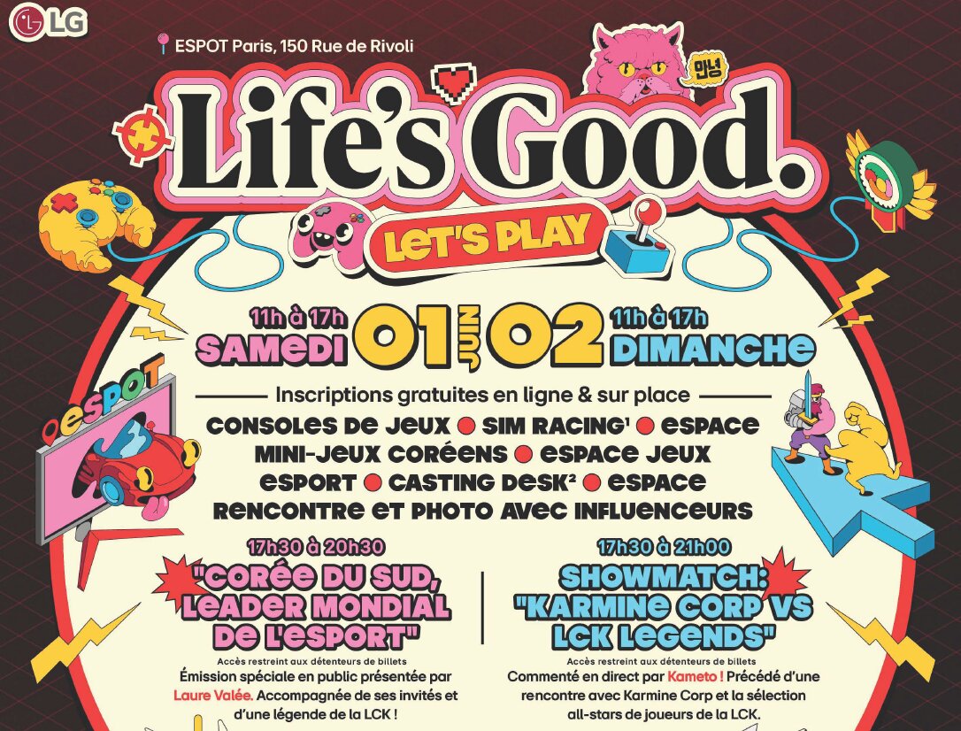 Life’s Good let’s Play ! - © LG Electronics