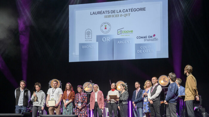 Les trophées Worknight a réuni l’écosystème de l’environnement de travail au théâtre Mogador. - © Carole Desheulles