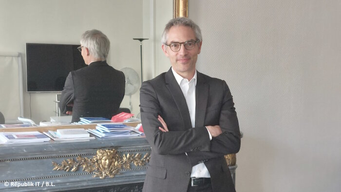 Audran Le Baron est Directeur du Numérique pour l’Education au Ministère de l’Education Nationale. - © Républik IT / B.L.