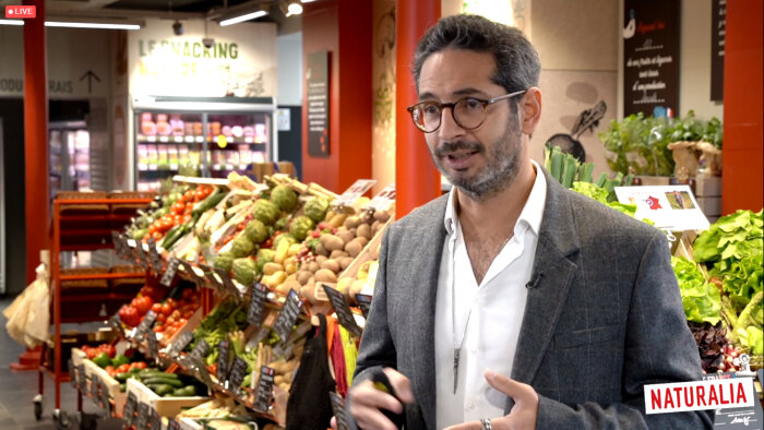 Allon Zeitoun, lors d’une conférence digitale, a annoncé, entre autres, le partenariat avec Ocado. - © D.R.