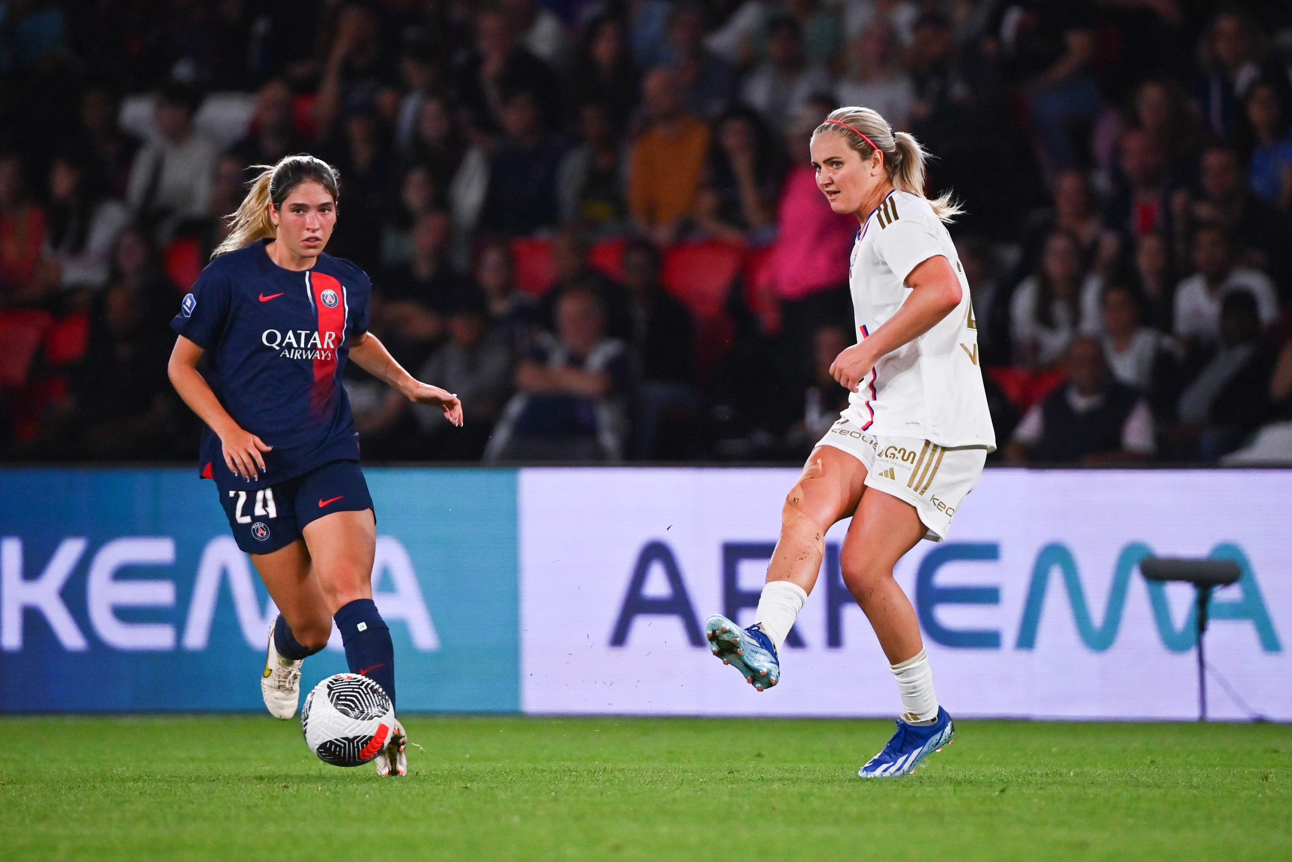  D1 Arkema match between PSG and OL on October 1, 2023  - © Icon Sport Icon Sport Icon Sport