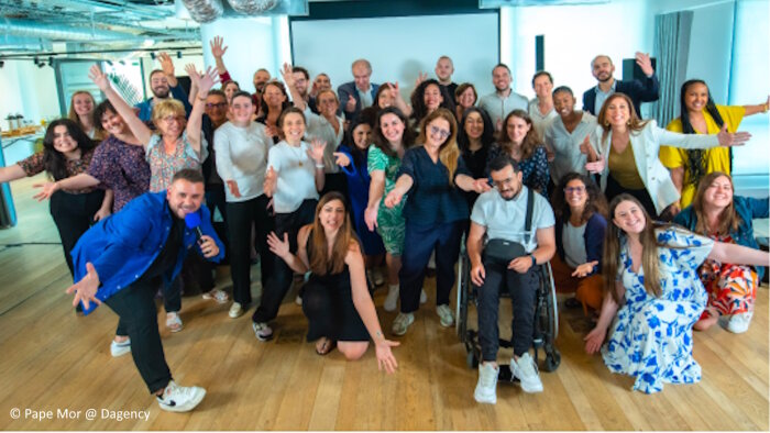 Les participants à la treizième session du programme DéClics Numériques. - © Pape Mor @ Dagency