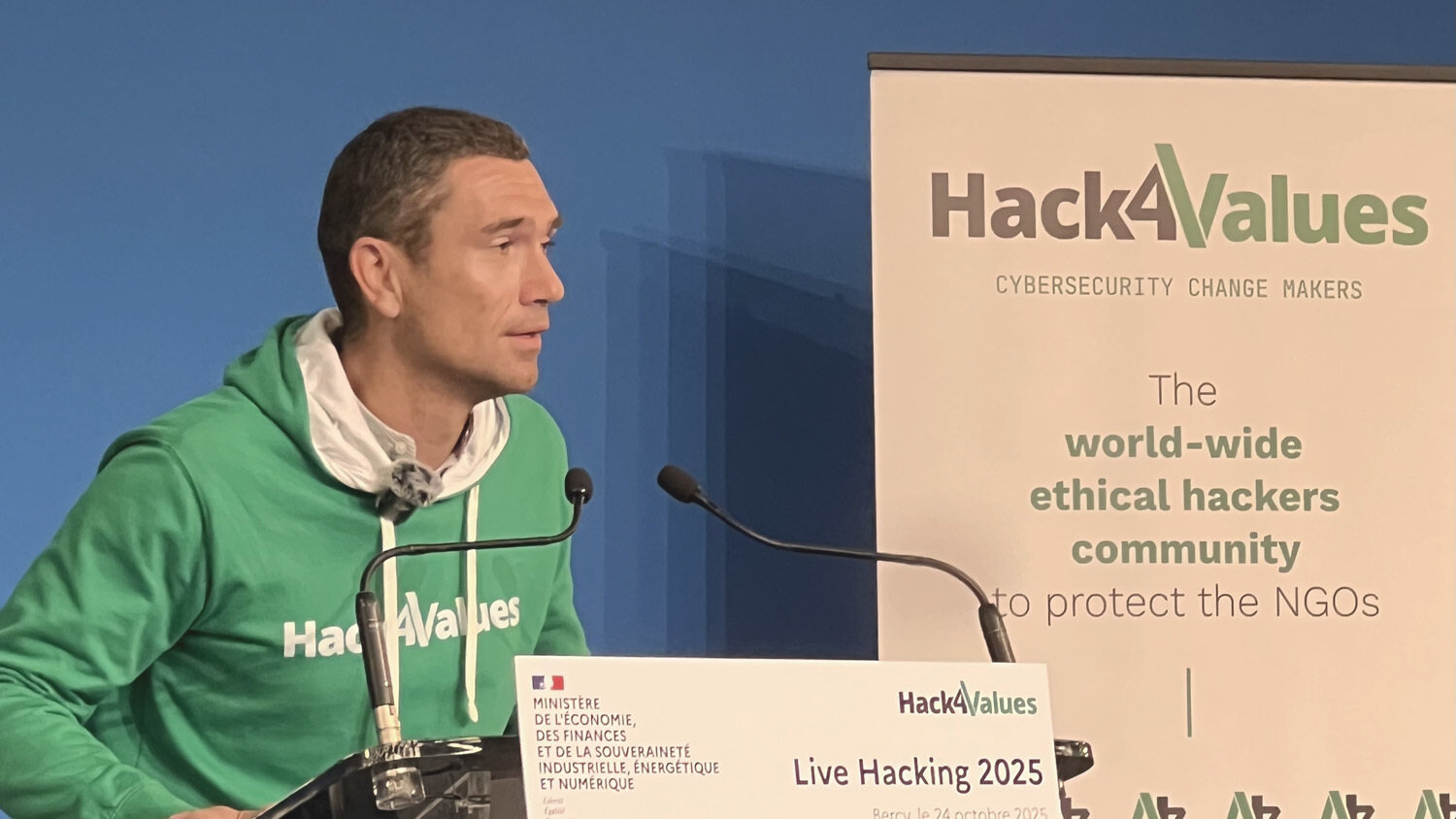 Fabien Lemarchand, ancien VPSSI de ManoMano, est le président de l’association Hack4Values. - © Hack4Values