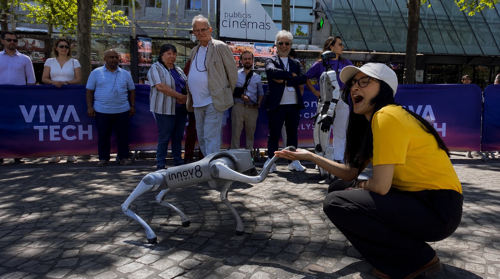Les démonstrations robotiques ont sans surprise rencontré un franc succès - © D.R.