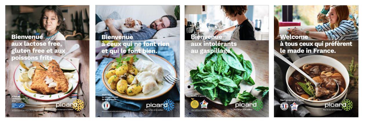 Picard a prévu une campagne d’affichage en plus de spot TV et d’actions sur le digital et les réseaux sociaux. - © Picard