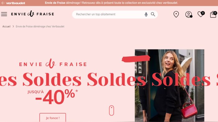 Les clientes d’Envie de Fraise sont invités à créer un compte Vertbaudet. - © D.R.