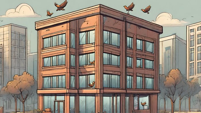 Le siège social de Brico Dépôt à Longpont-sur-Orge a reçu l’agrément Refuge LPO. - © Générée par IA avec Canva