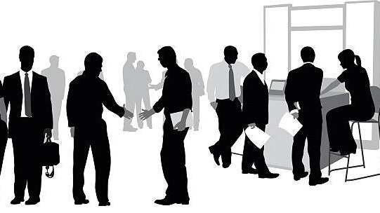 Rencontres professionnelles sur un salon - © Getty Images A-Digit