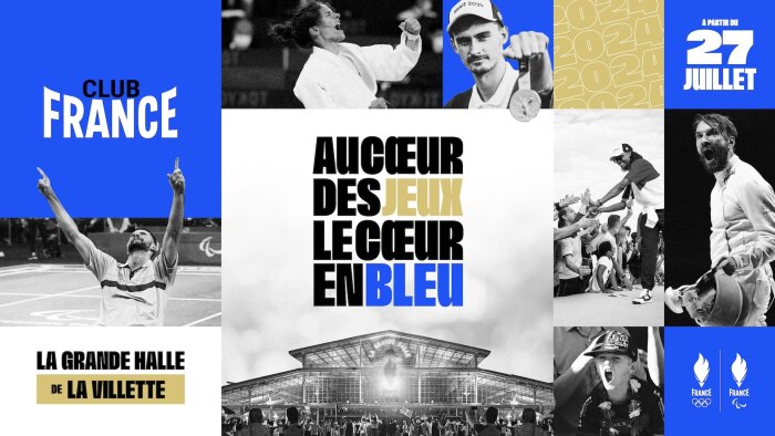 Club France, là où il faut être pour soutenir les athlètes français aux JOP - © Club France