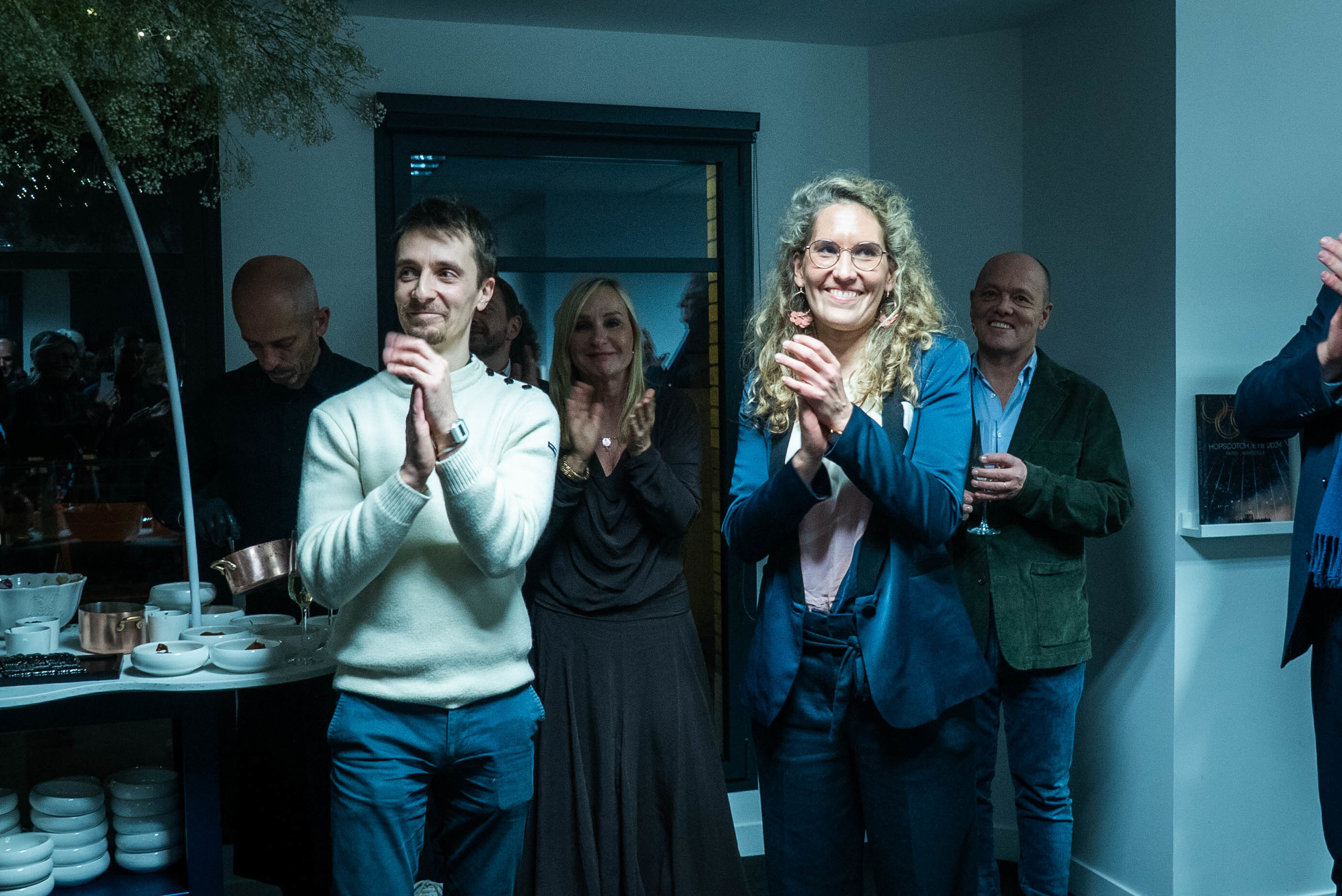 La joie des deux lauréats Marie Le Texier pour ConsultantSeas et Tristan Thommen pour Koncile - © D.R.