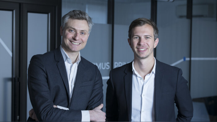 Pierre Khoury & Lucien Besse, cofondateurs de Shippeo  - ©&nbsp;Thomas Deron