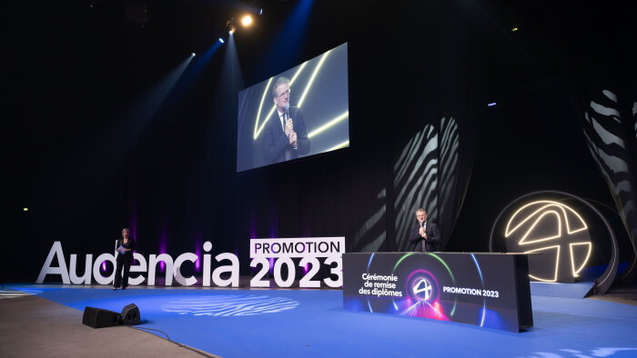 La promotion 2023 d’Audencia a été diplômée les 24 et 25 mai dernier - © Aurelien Mahot