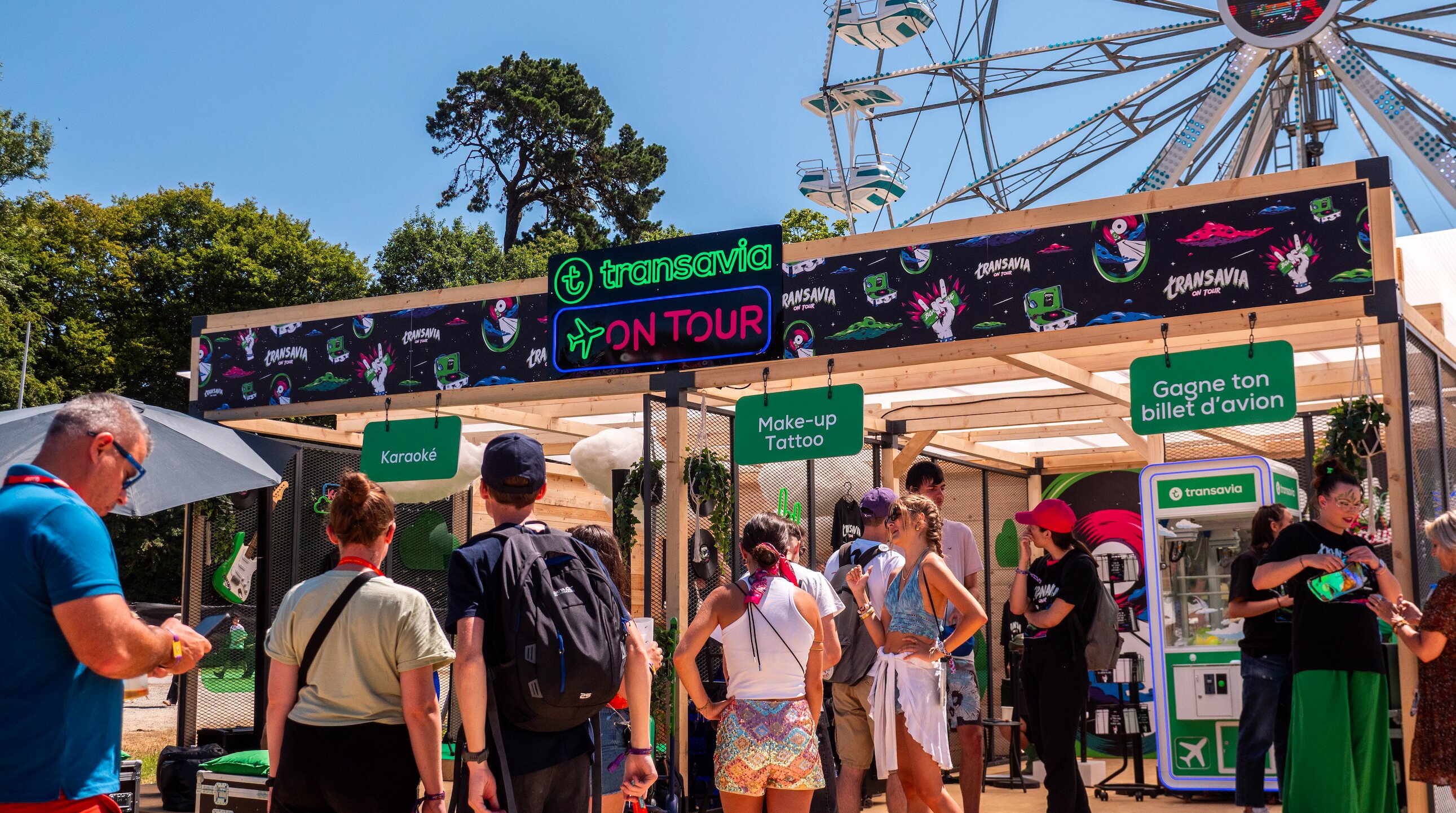 Stand Transavia à Rock en Seine - © D.R.