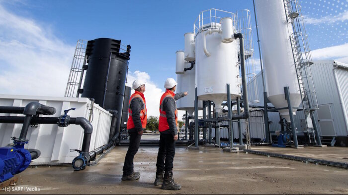 Sarpi Veolia traite et valorise les déchets dangereux et les sites pollués. - © Sarpi Veolia