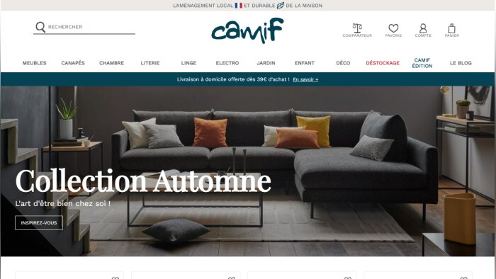 La Camif investit dans sa supply chain pour assurer une bonne expérience client. - © Camif