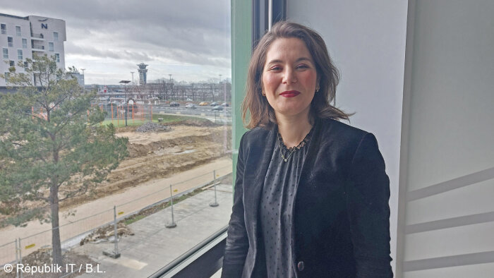 Zina Imegaline est Head of Data Factory &amp; Data Management du groupe ADP. - © Républik IT / B.L.