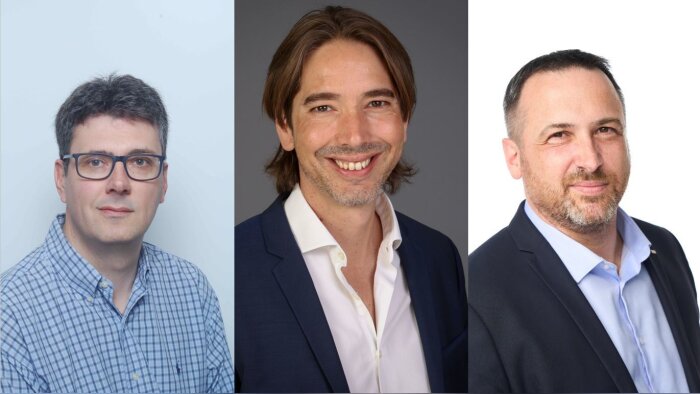 Christophe Bourdon, Raphaël Sanchez et Anthony Dupont. - © D.R.