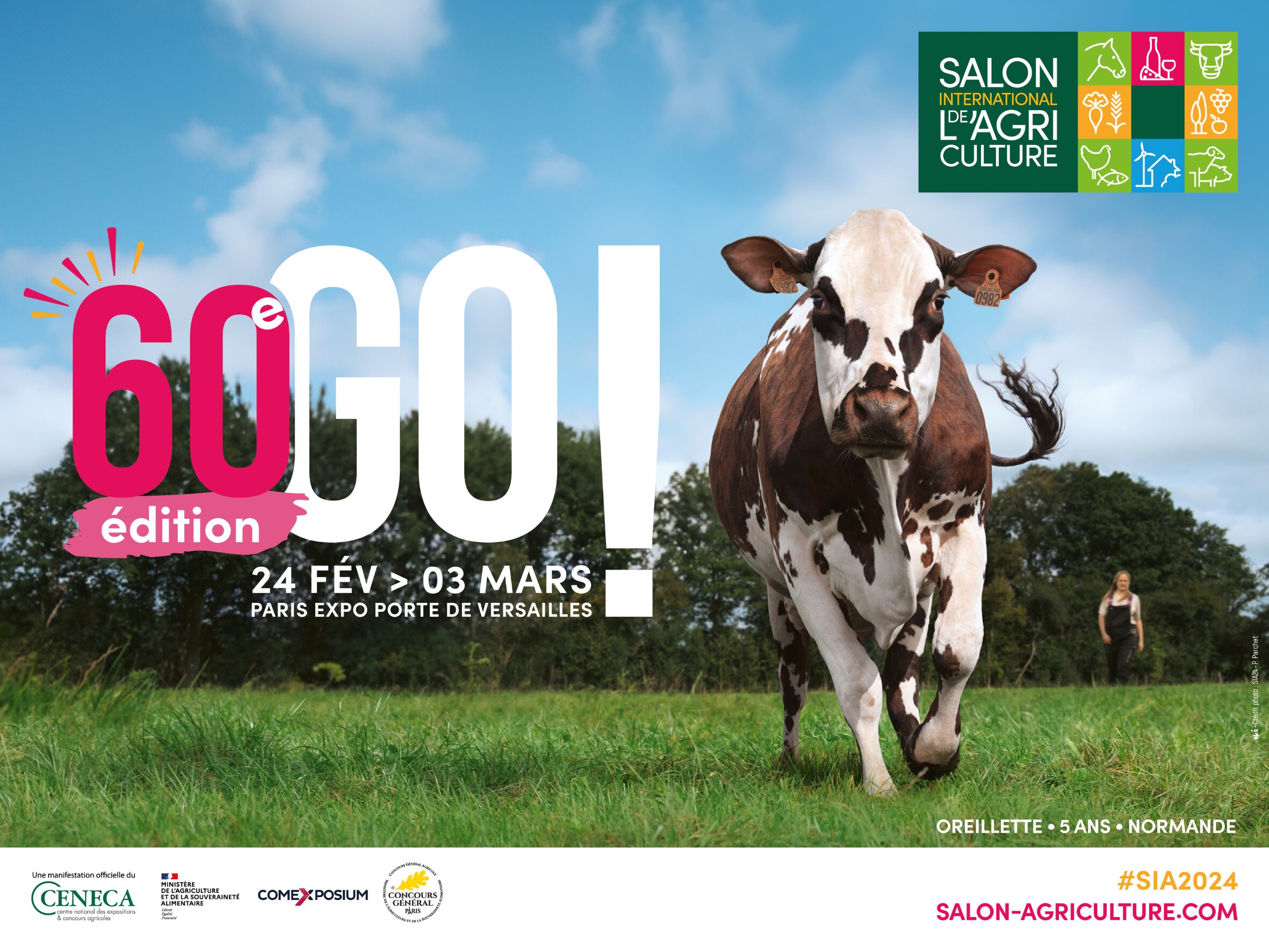La campagne 60 GO ! a été lancée pour la 60e édition du SIA - © SIA